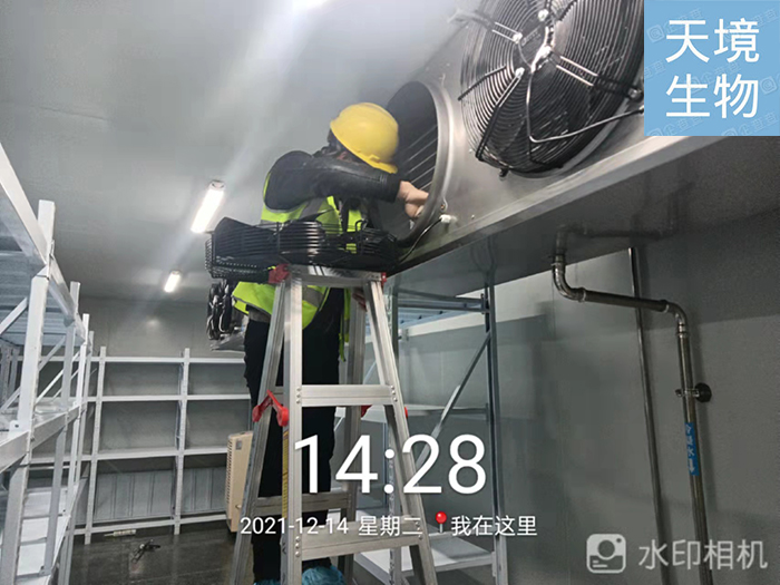 （中電二）杭州天境生物科技377m3生物醫(yī)藥冷庫建造工程